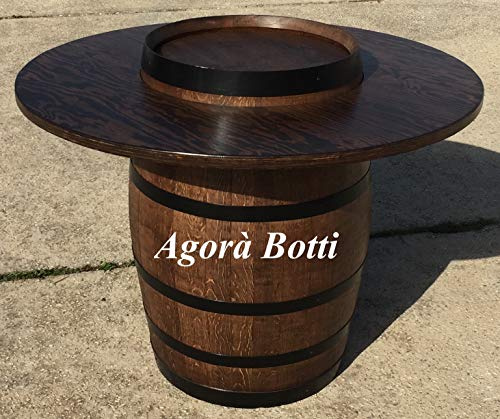 Agorà Botti Botte Tavolo da barrique con piano centrale rialzato