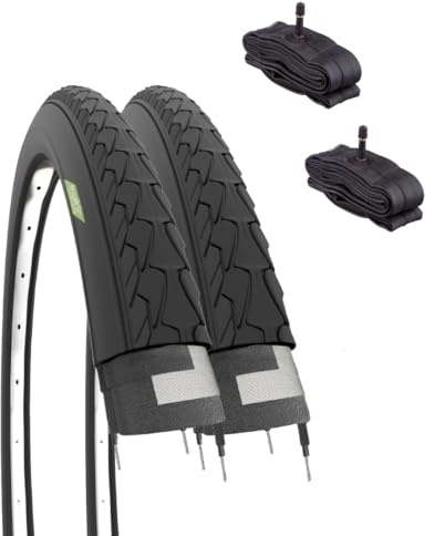 2 pneus 700 x 35 C + Chambres Amérique pneus vélo 28 x 1,35 AdultoTrekking Bike Cyclocross Gravel
