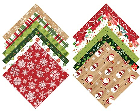 Generisch Weihnachtskartonpapier,Weihnachts-Scrapbook-Papier | 6 Zoll Vintage Weihnachtskarton 0 - Kreatives Weihnachtspapier, dekoratives Musterpapier zum Basteln, Tagebuch, Kartenmachen