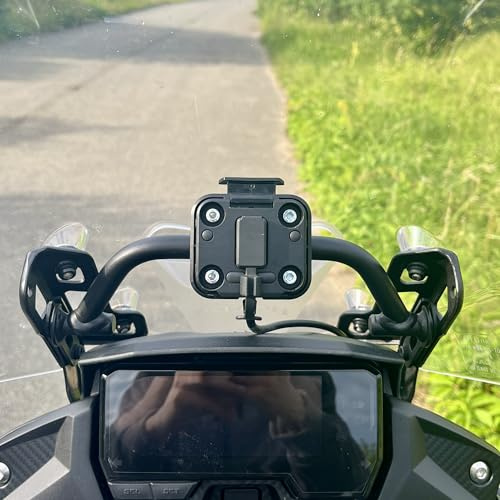 Soporte de montaje para navegación de motocicleta para Garmin Zumo XT, XT2, patrón AMPS | Pancake | (8 mm)