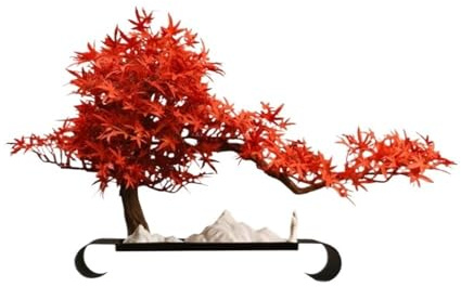 DFHS46JK Bonsaï Artificiel Bonsaï Artificiel d'intérieur en érable Rouge Artificiel, décoration for la Maison, Le Bureau, la Chambre à Coucher, Le Salon Plantes artificielles