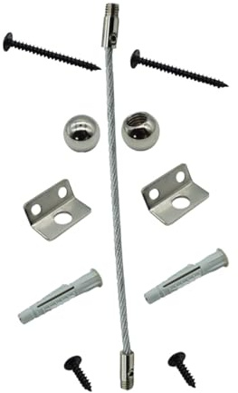 Hemobllo Bolsa De Herrajes Anti-socavamiento Conector Anticaída Para Muebles Dispositivo De Seguridad Para Bebés Para Fijar Armarios y Estanterías Pared Material Duradero y Resistente