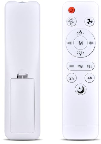 WKOLF Telecomando di ricambio universale per Elenhome, Cambk, Ruibutrade, Smart Egg, Nuueo, Thinkkeen, OLX, LITTARBY, JTT, AURALK, Flarouch, OSTIVE, FanLito, Auralk, FANSEXPERT