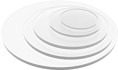 Scheibe klar RUND Zuschnitt - Acrylglas rund transparent (4mm, Ø 600mm)