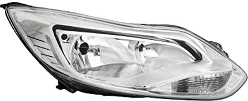 DM Autoteile 147 Depo/TYC Scheinwerfer Hauptscheinwerfer Frontscheinwerfer rechts chrom H7/H1 Motor kompatibel für Ford Focus III Baujahr 2011-2014