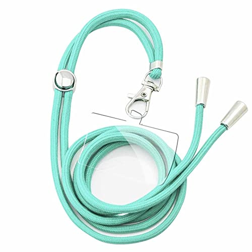 N NEWTOP Cordino Tracolla Regolabile Cinghia Laccetto Corda TPU da Cover Appendere Catena Rimovibile Estate Mare Sport Fitness Inverno Montagna Universale per Cellulare Smartphone (Aquamarine)