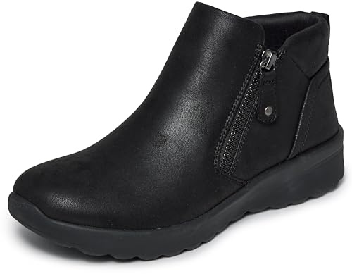 Skechers Women's Lovely Vibe Fall In Bloom Boots, Black Microleather, 5 UK
