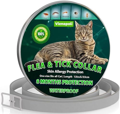 Vienapoli Repellent CAT Collar - For Large Medium & Small Cats with Adjustable Design - Also Suitable for Kittens over 6 weeks