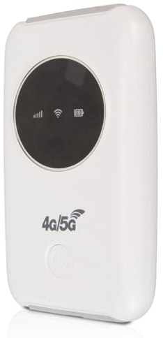 4G LTE USB-WLAN-Modem, Bis zu 300 Mbit/s Freigeschalteter Mobiler Hotspot mit Micro-SIM-Kartensteckplatz, Verbindet Bis zu 10 Geräte, 3200 MAh Kabelloser Tragbarer WLAN-Router