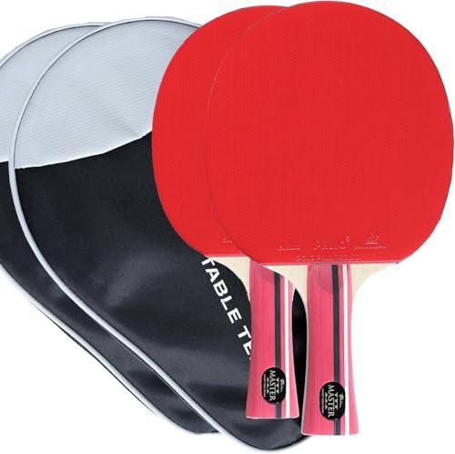 Palio Master 3.0 Bordtennisrack och fodral | ITTF-godkänd mellanliggande ping pong racket | Allround Speed, Spin och Control