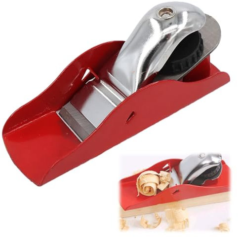 Hand Planers for Wood,1PCS Wood Planer for Doors,Red Wood Planer Hand Tool,Door Planer for Internal Doors,Door Planer for Internal Doors for Furniture Repair,Wood Planning,DIY Wood Crafts