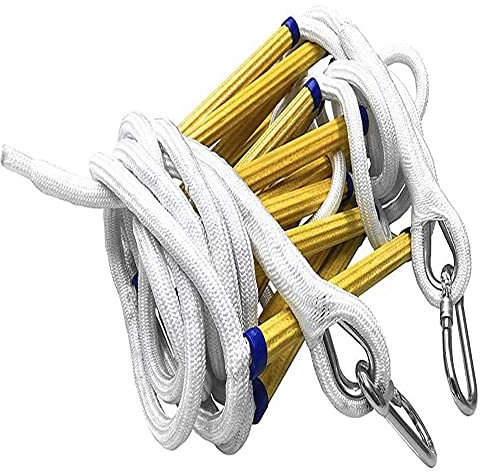 3Meter Fire Escape Ladder Rope Ladder Escape Ladder Lifesaving Rope Ladder High-Altitude Ladder for Indoor or Outdoor Play Set