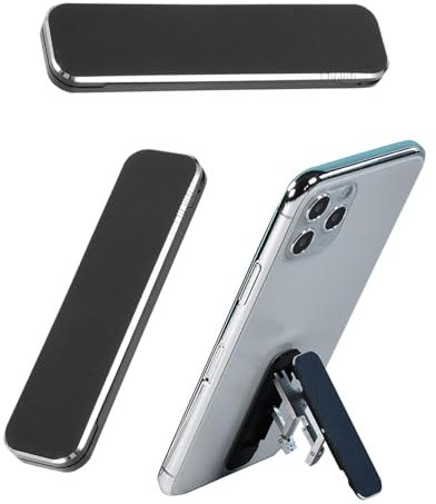 TPZORJX 2PCS Handy-Ständer, Vertikaler und Horizontaler Aluminium-Handyständer für Schreibtisch, Verstellbarer Handyhalter für Schreibtisch kompatibel mit iPhone, ipad Zubehör Tablet Ständer