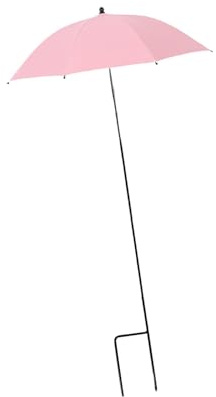 Colcolo Copertura per ombrellone da Giardino, Versatile, Decorazione per Esterni, Riutilizzabile, Robusta, per Piante in Vaso, aiuole, Protezione per Piante, Rosa