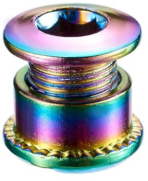 FUUGlan Biciclette Guarnitura Disco Viti Biciclette Chainwheel Viti Chainring Bulloni Per City Street Trail Leghe di Acciaio Viti Corona