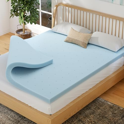 EGOHOME 3 Inch King Memory Foam Mattress Topper- Cooling Gel Infused
