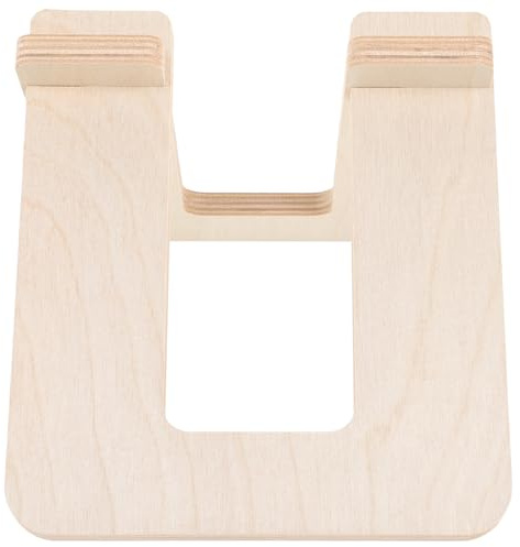 ULTECHNOVO Support de Vélo en Bois Amovible pour Garage et Maison, Butée de Stationnement Pratique Design Simple et Fonction D'exposition pour Vélo et Scooter