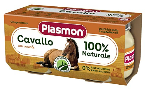 Plasmon Omogeneizzato Carne Cavallo e cereale 2x80g