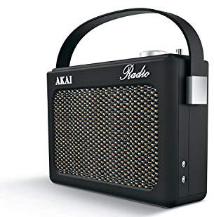 Akai a60016 N Dab Retro Radio – Negro