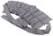 Coussin en Grains avec Rubans - Oreiller Chauffant Remplis de Blé - Coussin Thermique de Différentes Couleurs pour le Chauffage et le Refroidissement (étoile gris)