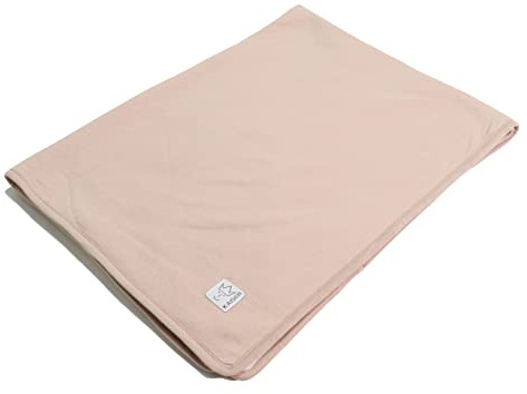 KAISER 6531834 JERSEY BLANKET Winter, Couverture de bébé pour la nacelle, tissu de puck, nouveau-nés, convient pour l'automne/hiver, couverture douillette, 75 x 100 cm, col.mud