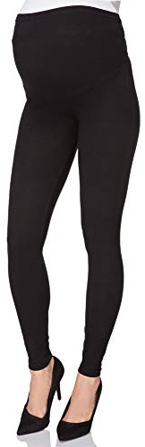 FUTURO FASHION Dam moderskap leggings full ankellängd bomull leggings bekväma moderskap leggings för damer mjuka graviditetsbyxor magstöd, storlek 8-22