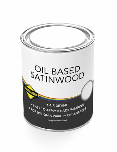 Paintmaster Oil-Based Satinwood Paint: Durable Finish for Wood and Metal Surfaces - Easy Application, Professional Results (Oil Based Satinwood - White, 2.5L)