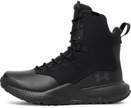 Under Armour Men's Micro G Stellar Zip Waterproof, (001) Black/Black/Anthracite, 8, US