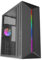 MARS GAMING MC-BLAZE, ATX Gaming Case, 1x 80mm Rear FRGB Fan, Front RGB LED Strip with Multiple Effects, Full Side Window, Mid-Tower PC with Large Internal Capacity, Black