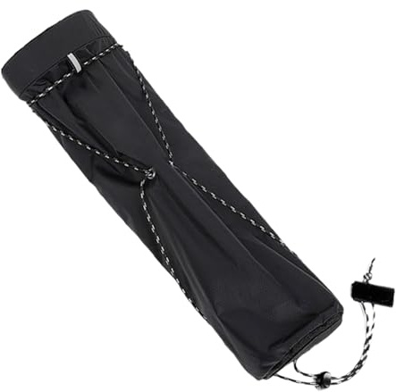Bastone da trekking, design compatto, chiusura a cerniera, facile accesso ai viaggi, borsa per il trasporto per escursionismo, escursionismo, corsa, racchette da neve, 9,94 x 15,75 x 2,76 cm