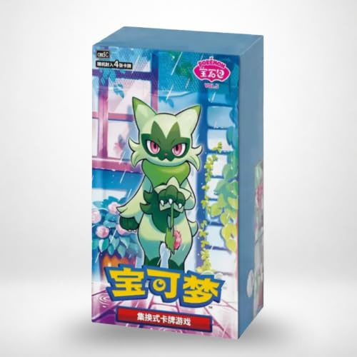 Display Pokémon Gem Pack Vol. 5 CBB5C - Version Chinoise Simplifiée - 18 Boosters de 4 Cartes - Booster Box Neuve et Scellée - Cartes Pokémon TCG
