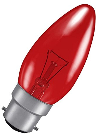 Crompton 40 W BC – B22 Fireglow Kerze Leuchtmittel 35 mm (fircan40bc)