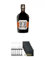 Botucal Diplomatico Mantuano 0,7 Liter + Whisky Nosing Gläser Kelchglas Bugatti mit Eichstrich 2cl und 4cl 6 Stück + Schiefer Glasuntersetzer eckig 6 x ca. 9,5 cm Durchmesser