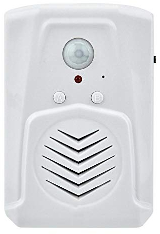 Motion Sensor Doorbell,USB/Battery Powered Door Entry Sensor Alarm Chime,DIY Ringtones MP3 Audio Infrared Sensor Doorbell,for Front Door/Door Entry/Driveway/Home Shop Visitors