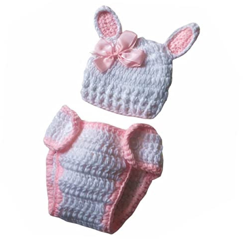 OSALADI Baby-neugeborenen-Foto-kostüm -Requisiten-Set Zufällige Schleife Für Babyparty Ostern Neugeborenen-Foto-Requisite