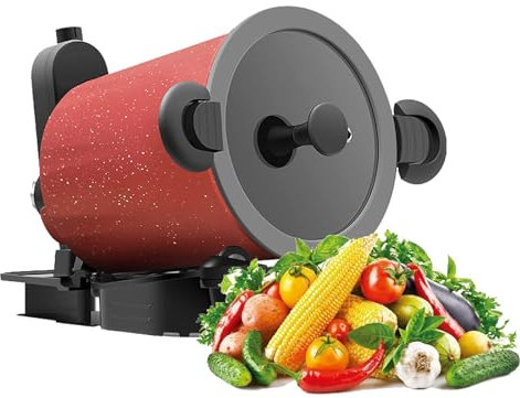Generic Máquina de cocción completamente automática, multicocina inteligente, olla antiadherente, sartén antiadherente, agitador giratorio de 360 grados, capacidad de 2 litros, aleación de aluminio