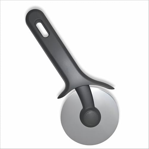 wilcractk Roulette Pizza Rouleau Coupe Pizza en Acier Inoxydable Coupe Pizza Roulette, Outils de Cuisine et de Pâtisserie, à Manche en Plastique Antidérapant Et Crochetable