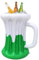 Vaso de cerveza – Bucket – enfriador de bebidas inflable, Oktoberfest – Bandeja para bebidas | Contenedor reutilizable de PVC, gran caja de hielo, accesorios de portátiles para barbacoas, picnics