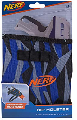 Jazwares 11503 NERF - ELITE Hip Holster, unisex-child, Blue and Orange