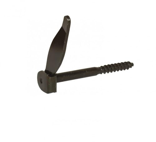 AFBAT TORBEL Arrêt de volet Marseillais tirefond - Noir, Longueur (mm) : 140