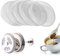 French Press Ersatzfilter sieb,French Press sieb,French Press sieb für Kaffeedrücker,French Press Filter,Mehrweg-Kaffeefilter,304 Edelstahl Mesh für French Press Kaffeemaschinen,5 Stück