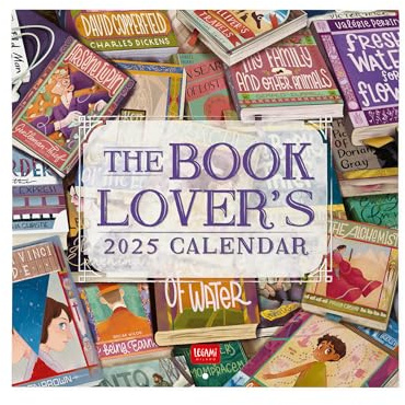 Legami Calendrier mural 2025 Grand calendrier mural 30 x 29 cm, 12 mois et planificateur annuel, espace pour notes et notes, 6 langues, signes du zodiaque et fêtes internationales, livres amateurs