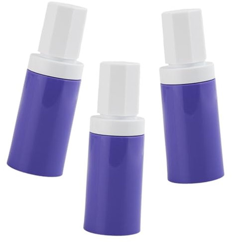 Mikinona 3pièces Flacons à Pompe sans Air De Voyage Distributeurs De Lotion Fond De Teint Récipients Vides pour Produits De Toilette