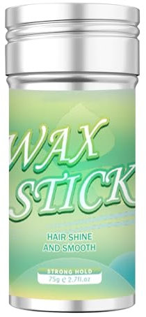 75g Haarwachs-Stick,Styling-Pomade für Perücken,Wachsstab für Haare,glatter Stick für Haare,lässt dasHaar ordentlich und ordentlich aussehen