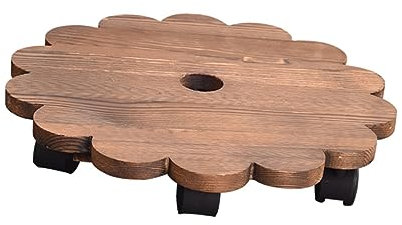 VICASKY 1 rullo rotondo per piante massiccio, per il trasporto di fiori, per interni ed esterni