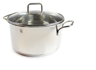 WMF Kochtopf groß 24cm, Fleischtopf Induktion, Cromargan Edelstahl poliert, spülmaschinengeeignet