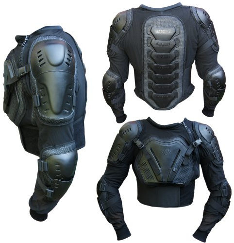 Protectores Camisa – Chaqueta protectora para niños para esquí Snowboard Motocross Quad BMX, large