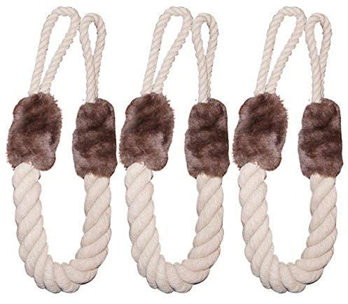 CSDSTORE Türstopper Klinke 3 Set CHBOP Türkordel Klemmschutz Türkordeln - Klemmschutz - kein Zuknallen der Tür mehr - ideal für Haustiere - kein Ausschließen mehr - Baumwolle/Polyester