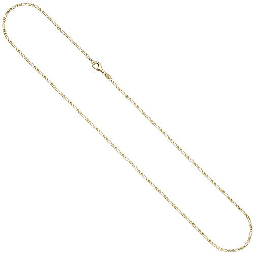 Jobo Herren Damen Figaro-Kette aus 8 Karat 333 Gold 1,7 mm 1,7 mm 45 cm