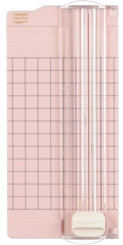 Vaessen Creative Mini Tagliere per Carta, Rosa, 6,5 x 15,3 cm, per Scrapbooking, Biglietti e altri Lavori